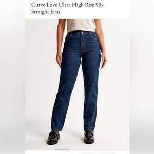 Abercrombie curve love straight